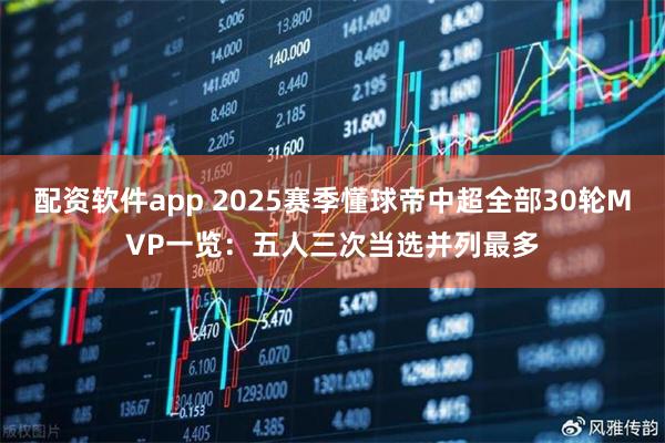 配资软件app 2025赛季懂球帝中超全部30轮MVP一览：五人三次当选并列最多